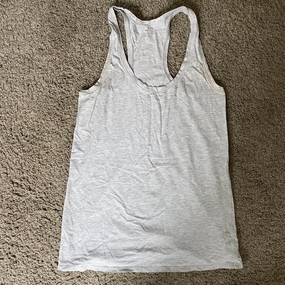 Lululemon Gray Racerback Tank Top